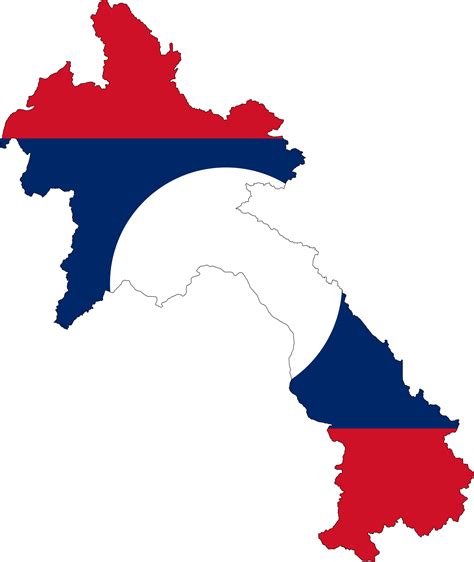 laos flag map|laos old flag.